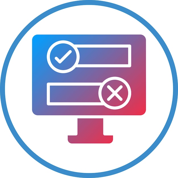 Vector Design Boolean Icon Style