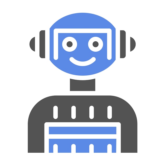 Vector Design Bot Icon Style