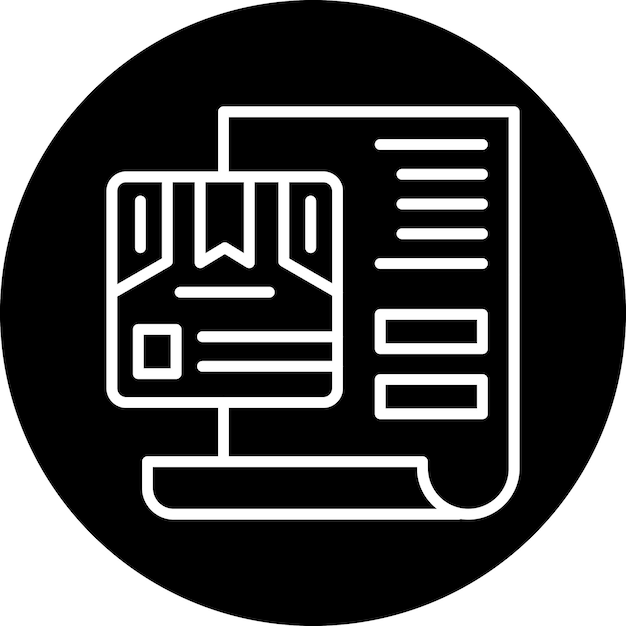 Vector Design Box List Icon Style
