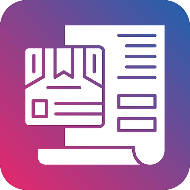 vector design box list icon style