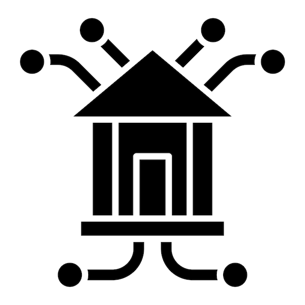 Vector Design Branch Network Icon Style