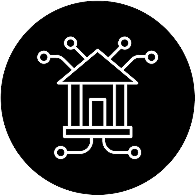 Vector Design Branch Network Icon Style