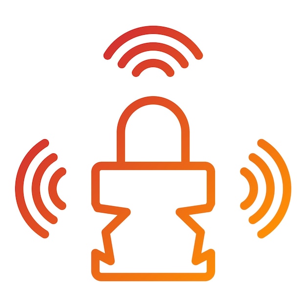 Vector Design Breach Access Icon Style