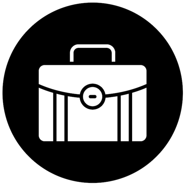 Vector Design Briefcase Icon Style