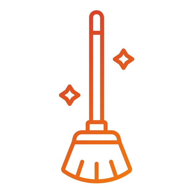 Vector Design Broom Icon Style