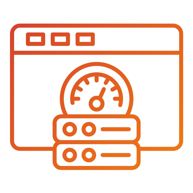 vector design browser cache icon style