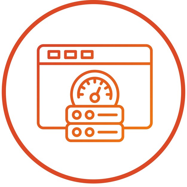 vector design browser cache icon style