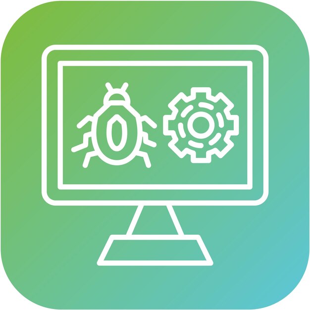vector design bug fixes icon style