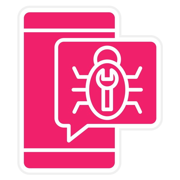 Vector Design Bug Fixes Icon Style