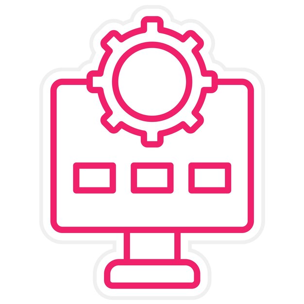vector design build icon style