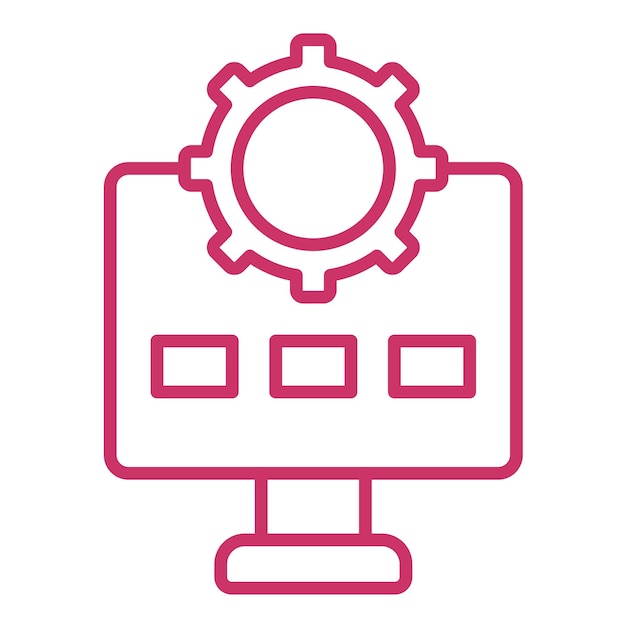 vector design build icon style