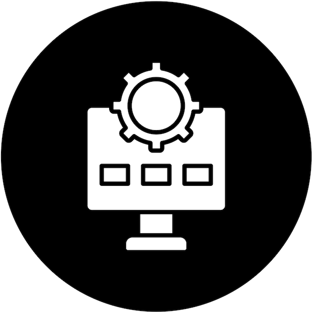 vector design build icon style