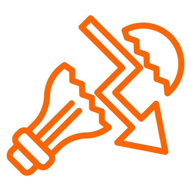 Vector Design Business Fail Icon Style