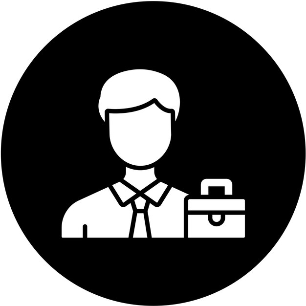 Vector Design Business Man Icon Style