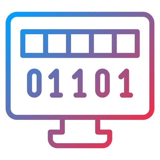 Vector Design Byte Icon Style