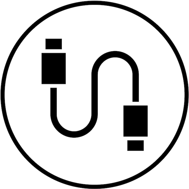 Vector Design Cable Select Icon Style