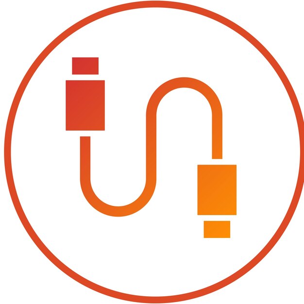 Vector Design Cable Select Icon Style