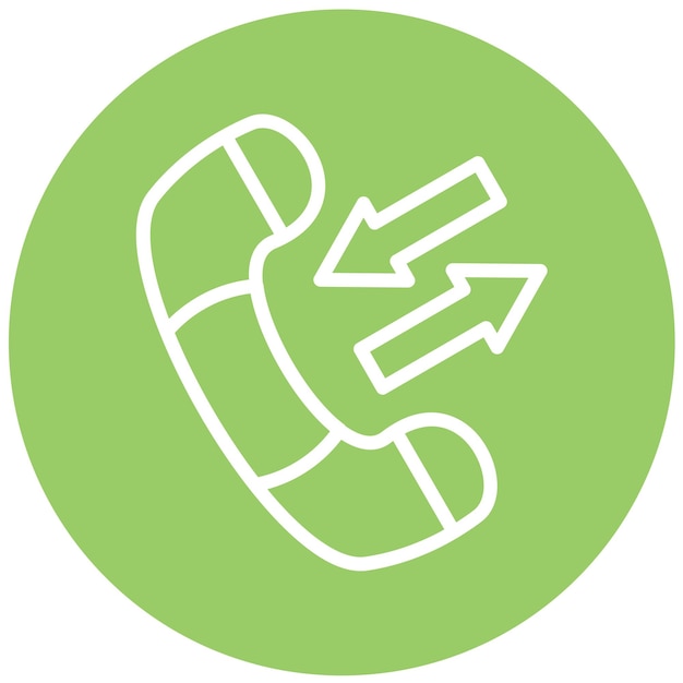 Vector Design Call Log Icon Style