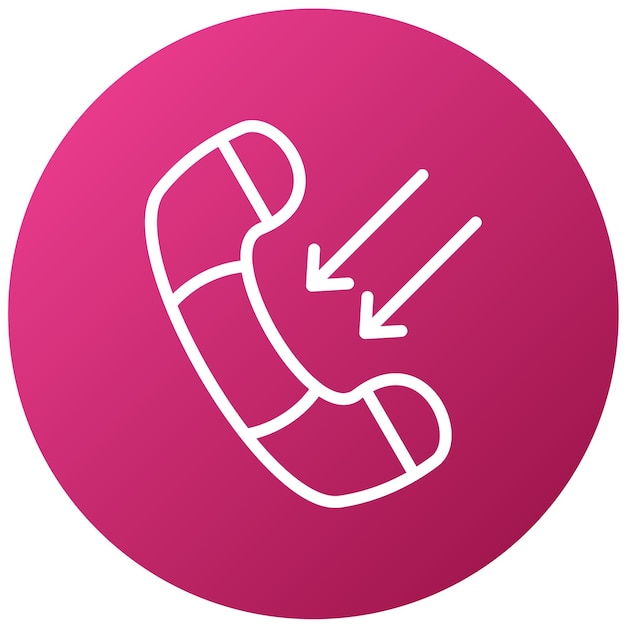 Vector Design Callback Service Icon Style