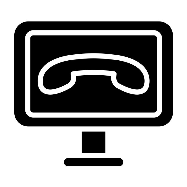 vector design callcentered icon style