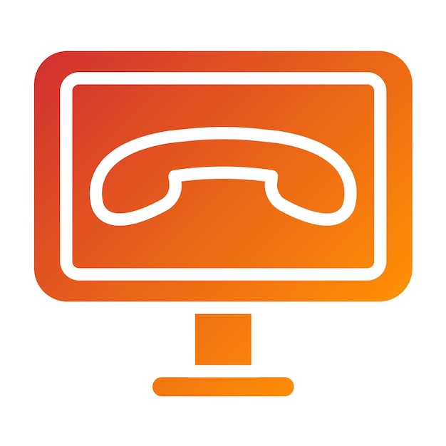 vector design callcentered icon style