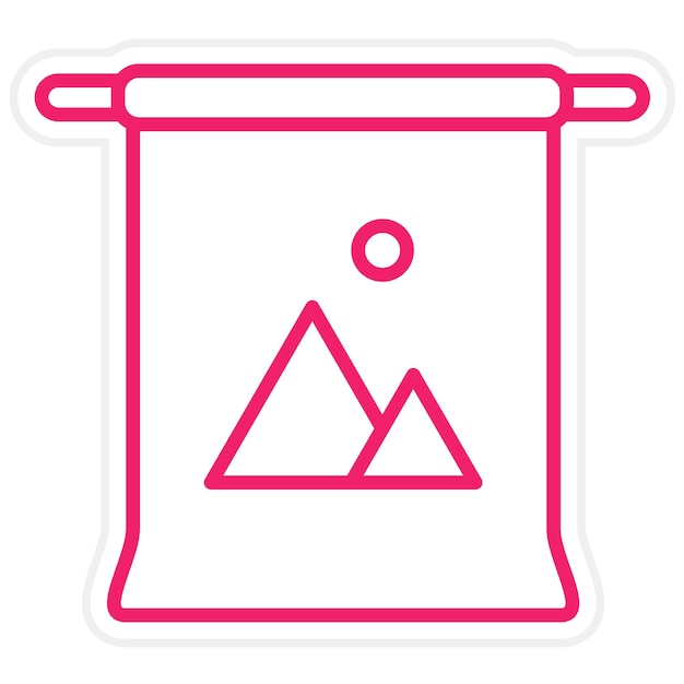 Vector Design Camera Backdrop Icon Style
