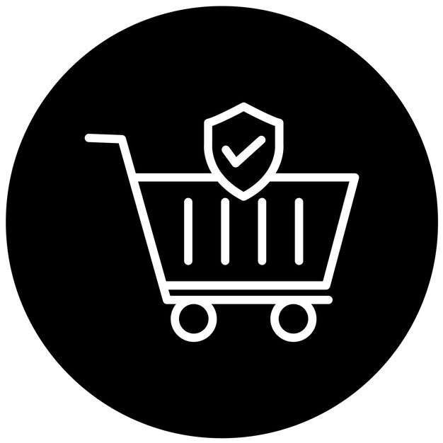 Vector Design Cart Status Icon Style