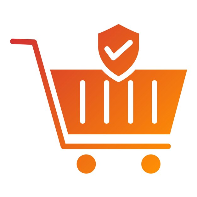 Vector Design Cart Status Icon Style