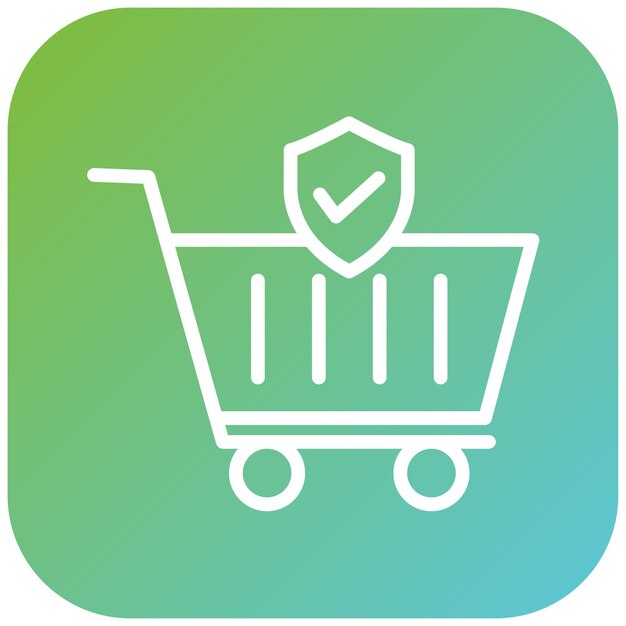 Vector Design Cart Status Icon Style