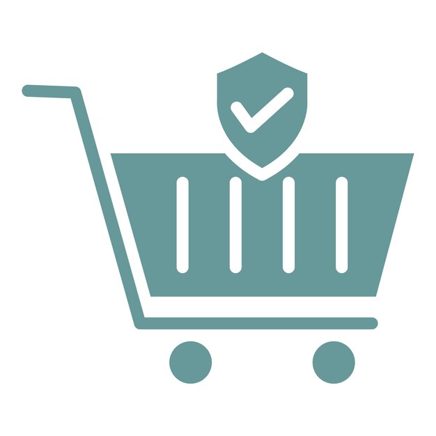 Vector Design Cart Status Icon Style
