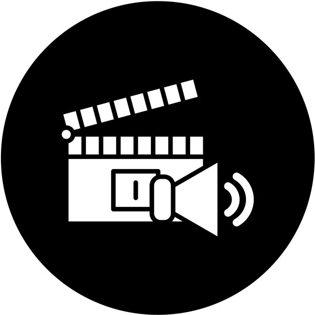 Vector Design Casting Call Icon Style