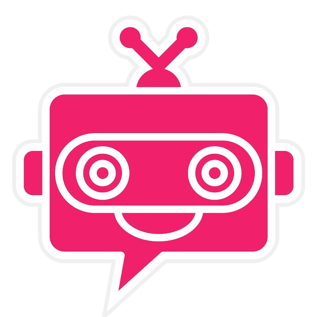 vector design chatbot icon style