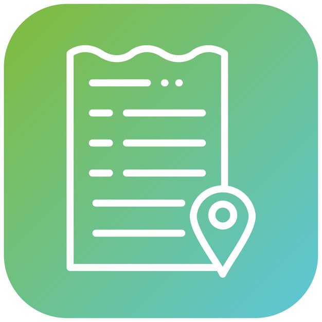 vector design checkout address icon style