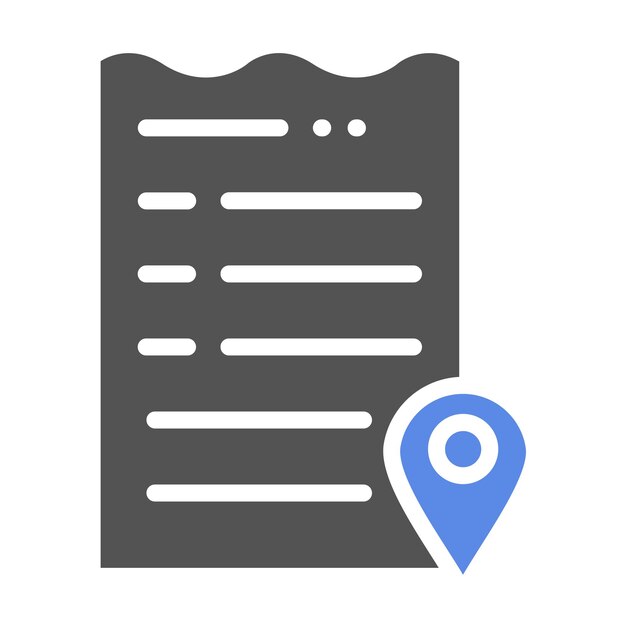 vector design checkout address icon style