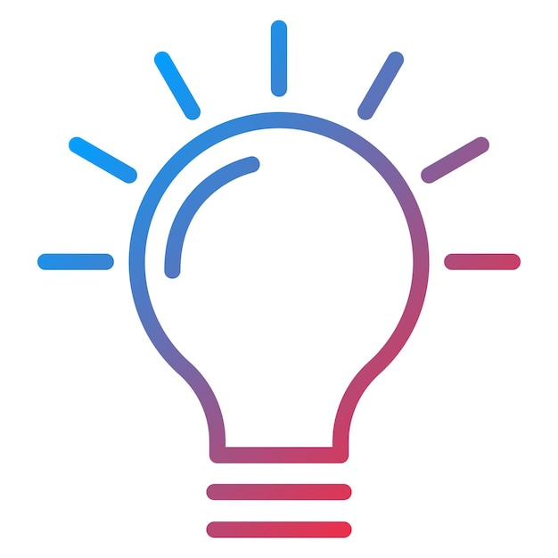 Vector Design Circular Lamp Icon Style
