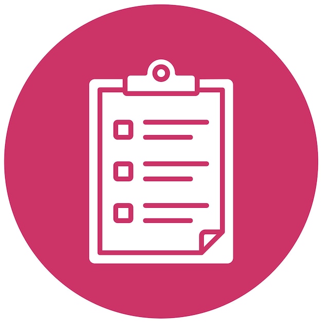 Vector Design Clipboard Icon Style