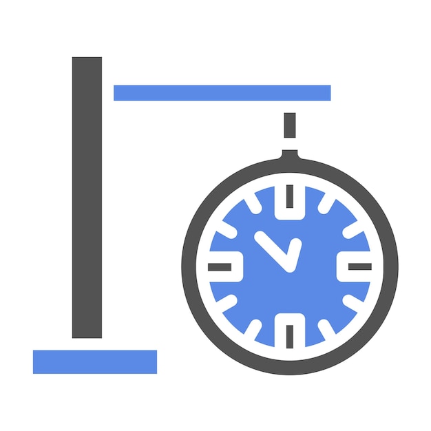 vector design clock icon style
