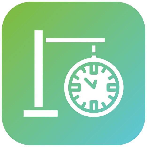 vector design clock icon style