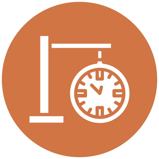 vector design clock icon style