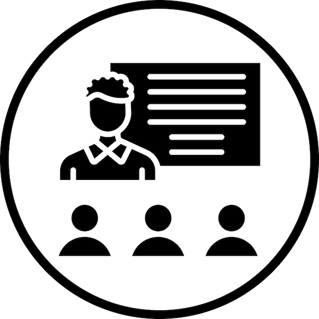 Vector Design Coaching Icon Style