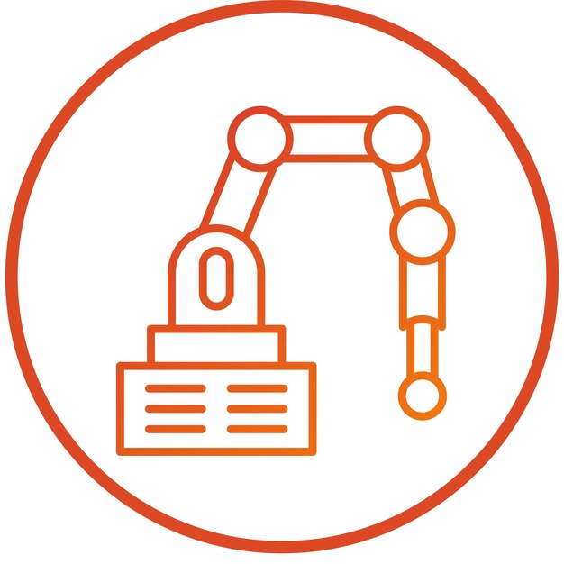 Vector Design Cobot Icon Style