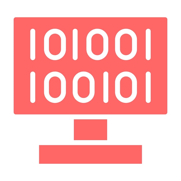 Vector Design Code Crypt Icon Style