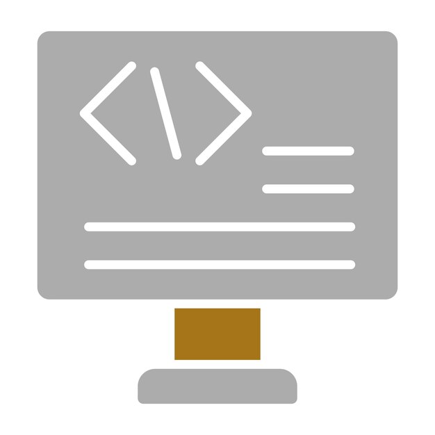 vector design code icon style