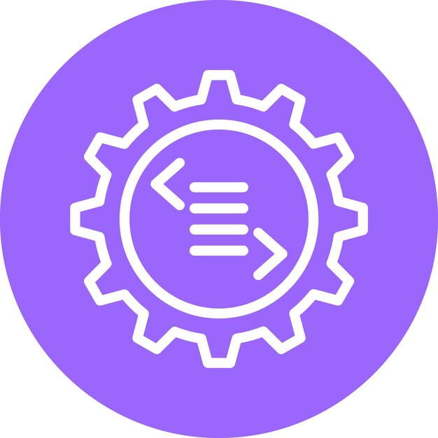 Vector Design Code Settings Icon Style