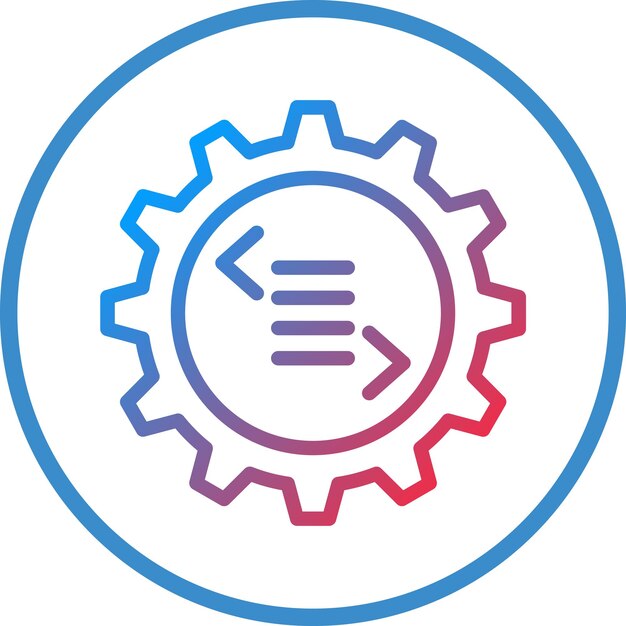 Vector Design Code Settings Icon Style