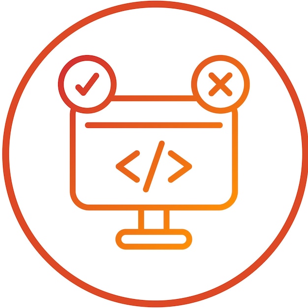vector design coding challenge icon style