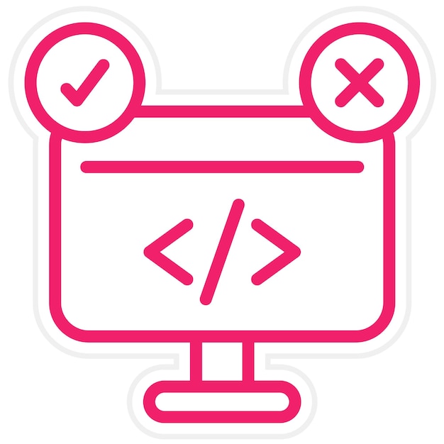 vector design coding challenge icon style