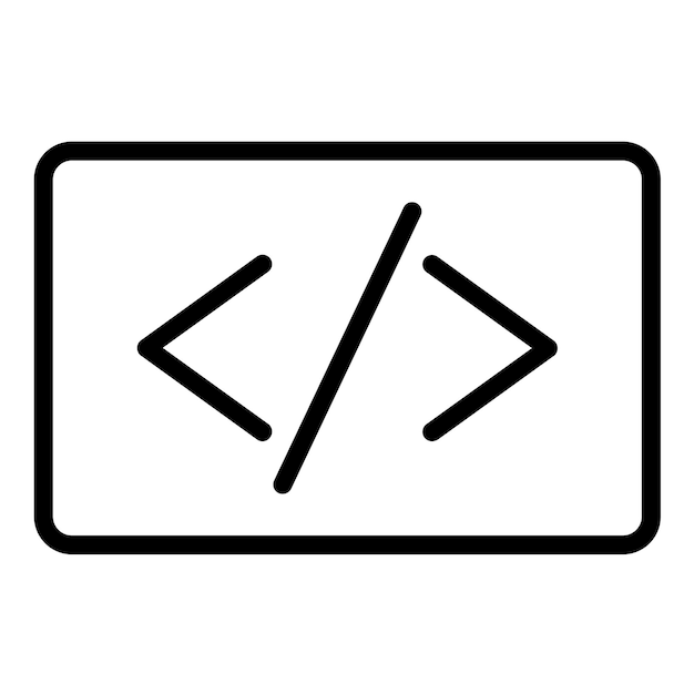 vector design coding education icon style
