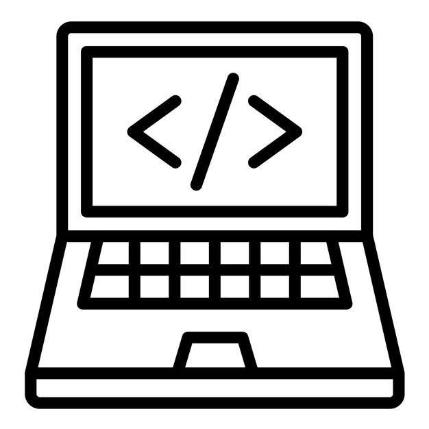 Vector Design Coding Workshop Icon Style