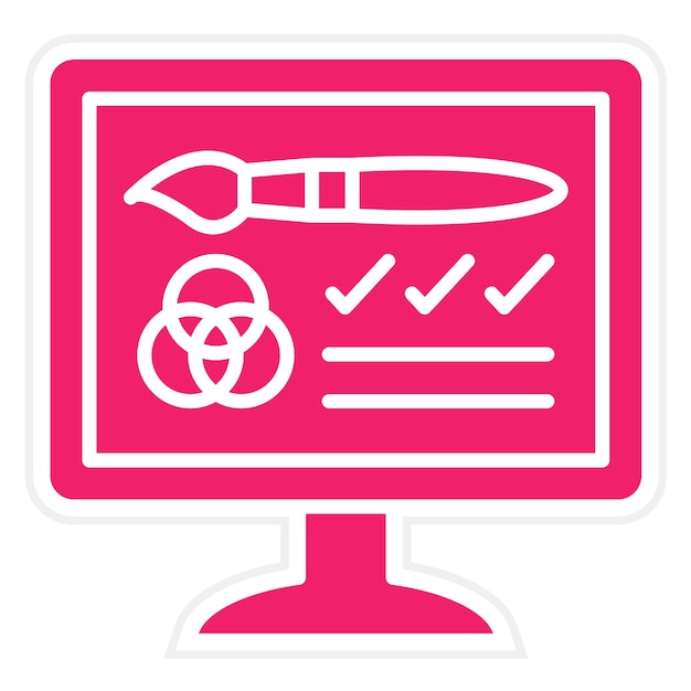 Vector Design Color Correction Icon Style